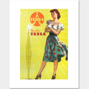 Radio Tesla Vintage Advertisement Posters and Art